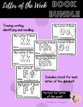 Preview of Letter of the Week Mini Book Bundle