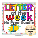 Letter of the Week - No Prep Print and Go Set for the Lett