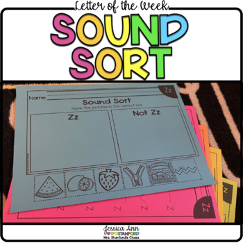 Preview of Alphabet Letter Curriculum A to Z - Phonemic Awareness Initial Sound Sort