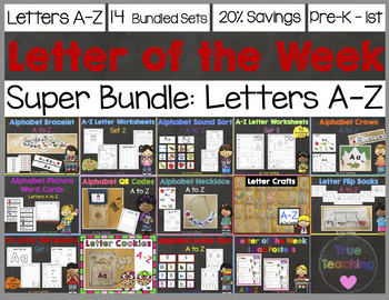 Preview of Letter of the Week Super Bundle A-Z