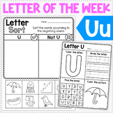 Letter of the Week U - Learn the Alphabet