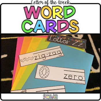 Preview of Alphabet Letter A to Z - Vocabulary Word Picture Cards for Pocket Charts