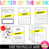 Letter of the Week - Work for a week for every letter in t