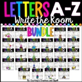 Letter of the Week Write the Room Bundle A - Z