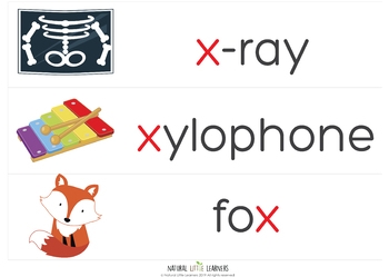 Letter of the Week - X - Phonic activities by Whimsy Printables | TpT