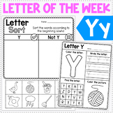 Letter of the Week Y - Learn the Alphabet
