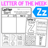 Letter of the Week Z - Learn the Alphabet