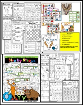 alphabet worksheets mega pack bundle 6 letters w x y z activity packs