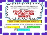 Handwriting Letter or Number Reversals?  Pencil Topper Cue