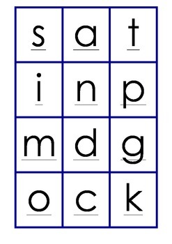 Preview of Letter-sound flashcards