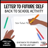 Letter to Future Self | Back to School, Writing Diagnostic