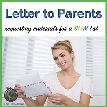 Preview of Letter to Parents Requesting STEM Lab Materials