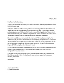 Letter to Parents of Failing Students