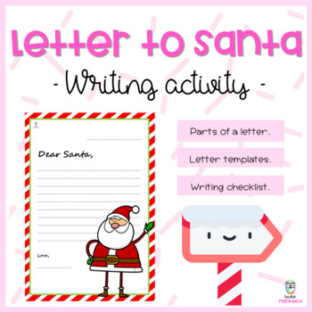 Letter to Santa by Teacher Mariheca | TPT