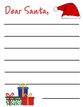 Letter to Santa by TeachCreateShare | TPT