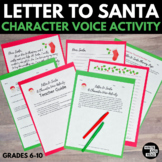 Letter to Santa Character Voice Activity for ANY Story- Di