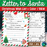 Letter to Santa | Christmas Wish list | Christmas Letter P