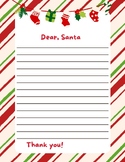 Letter to Santa - Free Printable!