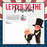 Letter to The President | Presidents Day Activities
