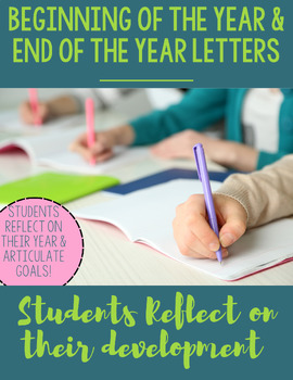 Preview of Letter to Your Future Self AND End of the Year Reflection /Goal Setting Letter