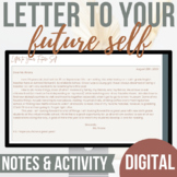 Letter to Your Future Self | Notes AND Activity | No-Prep!