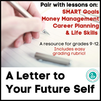Preview of Letter to Your Future Self | SMART Goals | Money Management | Fin Lit