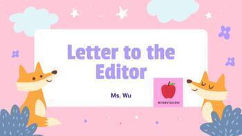 Preview of Letter to the Editor | How to Write a Letter to the Editor | Distance Learning 
