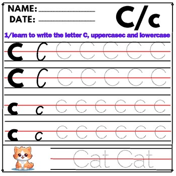 How to improve handwriting : Free alphabet tracing letter worksheets
