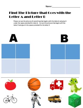 Preview of Letter worksheets