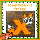 Letter x Craft, X is for Fox