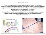 Letterland RAINBOW WRITING Pages - Pre-handwriting practic