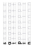 Letterland SATPIN Bingo, Handwriting, & Dice