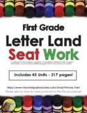 Letterland Seat Work For First Grade Units 1 - 45