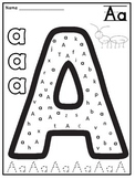 Alphabet Letter Identification and Tracing Worksheets
