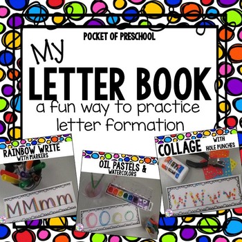 Preview of Letter Books for Preschool, Pre-K, and Kindergarten