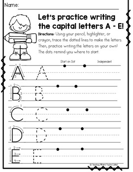 letters a e pack by teaching where youre called tpt