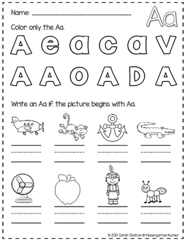 Letters A-M RTI - Grab and Go by Sarah Shelton | TPT