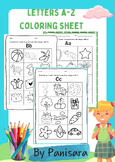 Letters A-Z Coloring Sheet