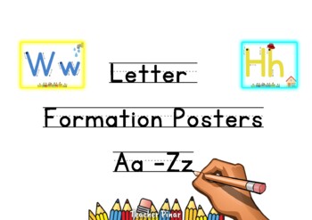 Preview of Letters A-Z Formation Posters