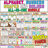 Alphabet letters and beginning sounds, Numbers to 100, Col