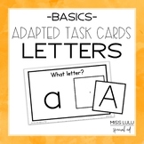 Letters Adapted Task Cards