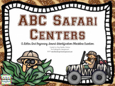 Letters And Sounds Centers!   Safari Themed ABC Bootcamp Centers