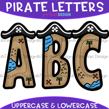 Preview of Letters Clip Art - Pirate Letters {jen hart Clip Art}