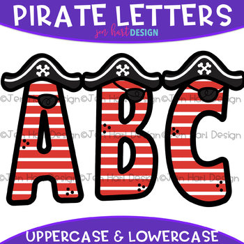 Preview of Letters Clip Art - Pirate Letters {jen hart Clip Art}
