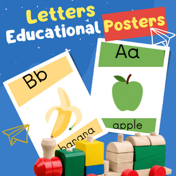 Preview of Letters Educational Posters in Colours