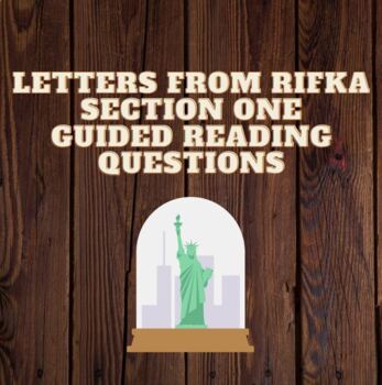 Preview of Letters From Rifka - Section One Guided Reading Questions