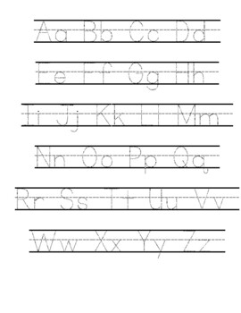 Letters Handwriting Practice by Mickayla Bradley | TPT