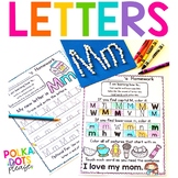 Letters Homework Worksheets & Alphabet Activities