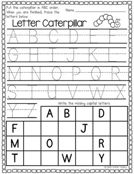 Letters, Letter Sounds Word Work Activities | TpT