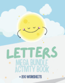 Letters MEGA BUNDLE worksheets. ABC, letter recognition, w